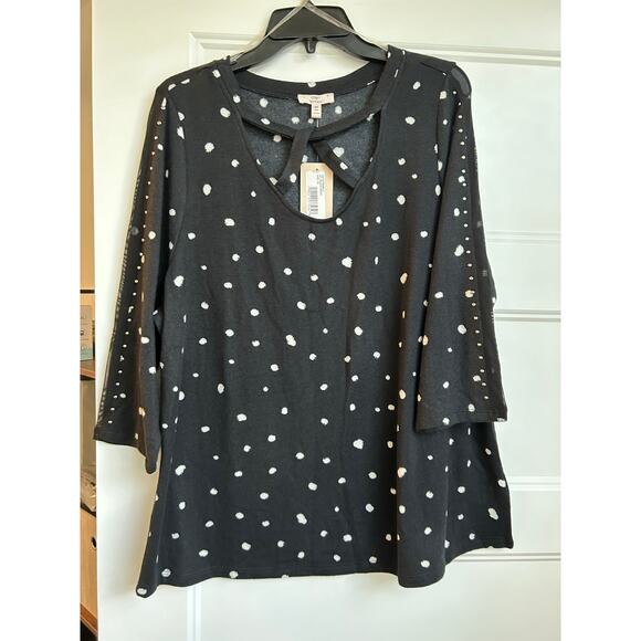 Como Vintage Polka Dot Sweater- size 2XL - Picture 1 of 5
